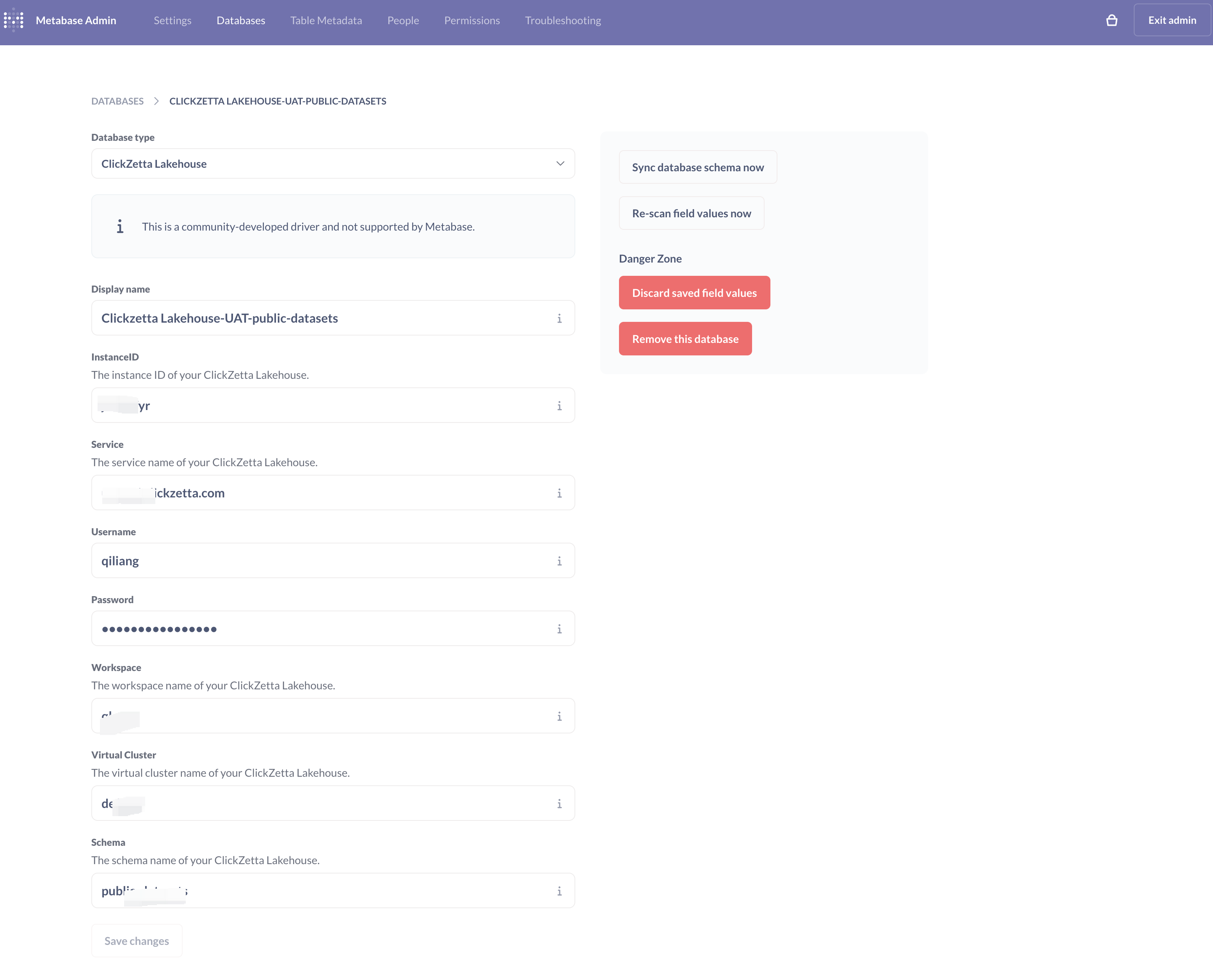 Add Singdata Lakehouse Database Connection